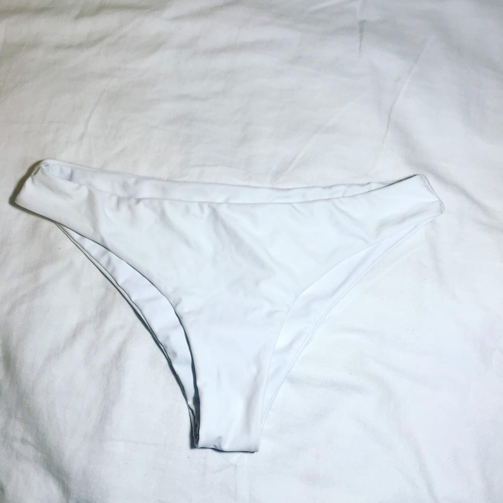 White zaful bikini bottoms